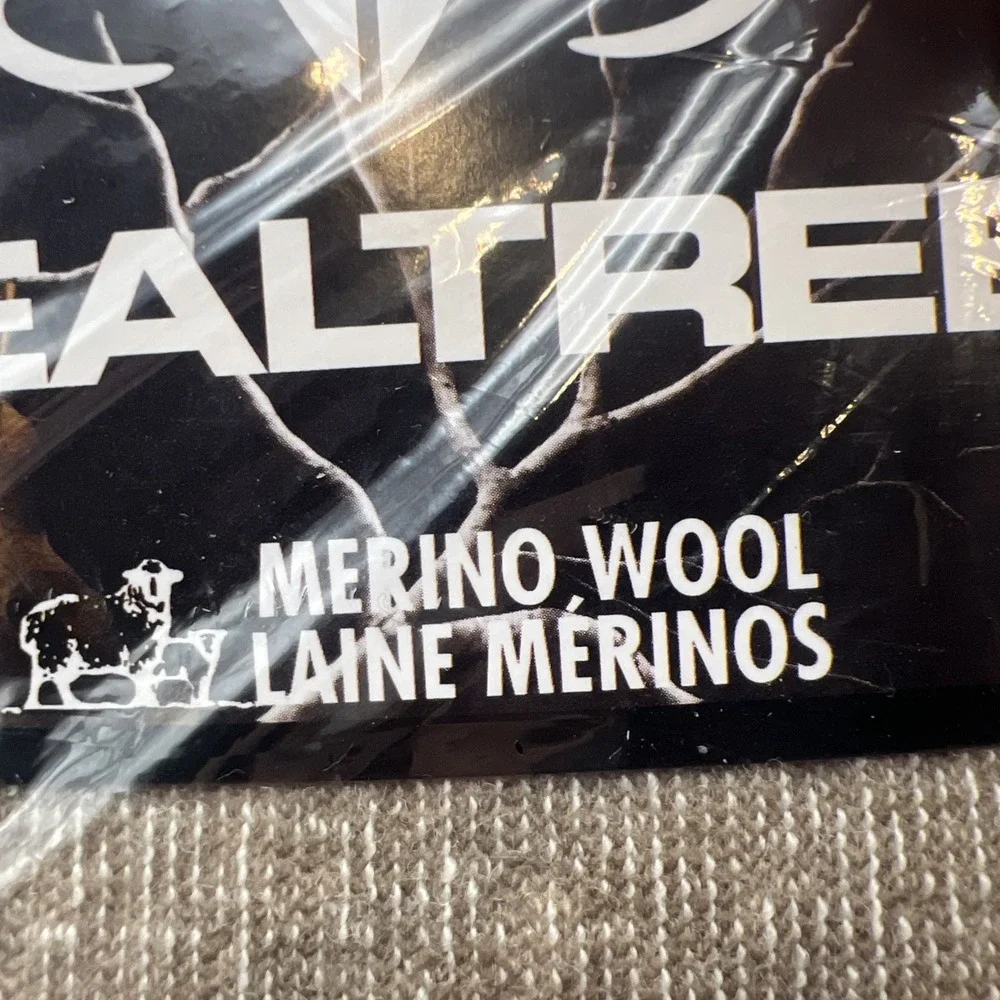 Realtree Men's 80% Merino Wool Over The Calf  Tall Boot Socks 1 Pair Pack